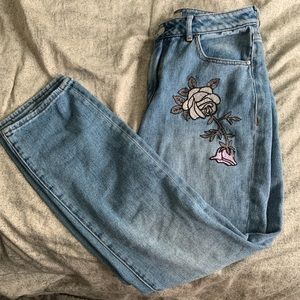 PacSun patchwork mom jeans